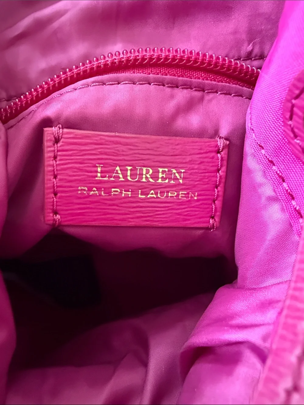 Ralph Lauren Pink Nylon Backpack